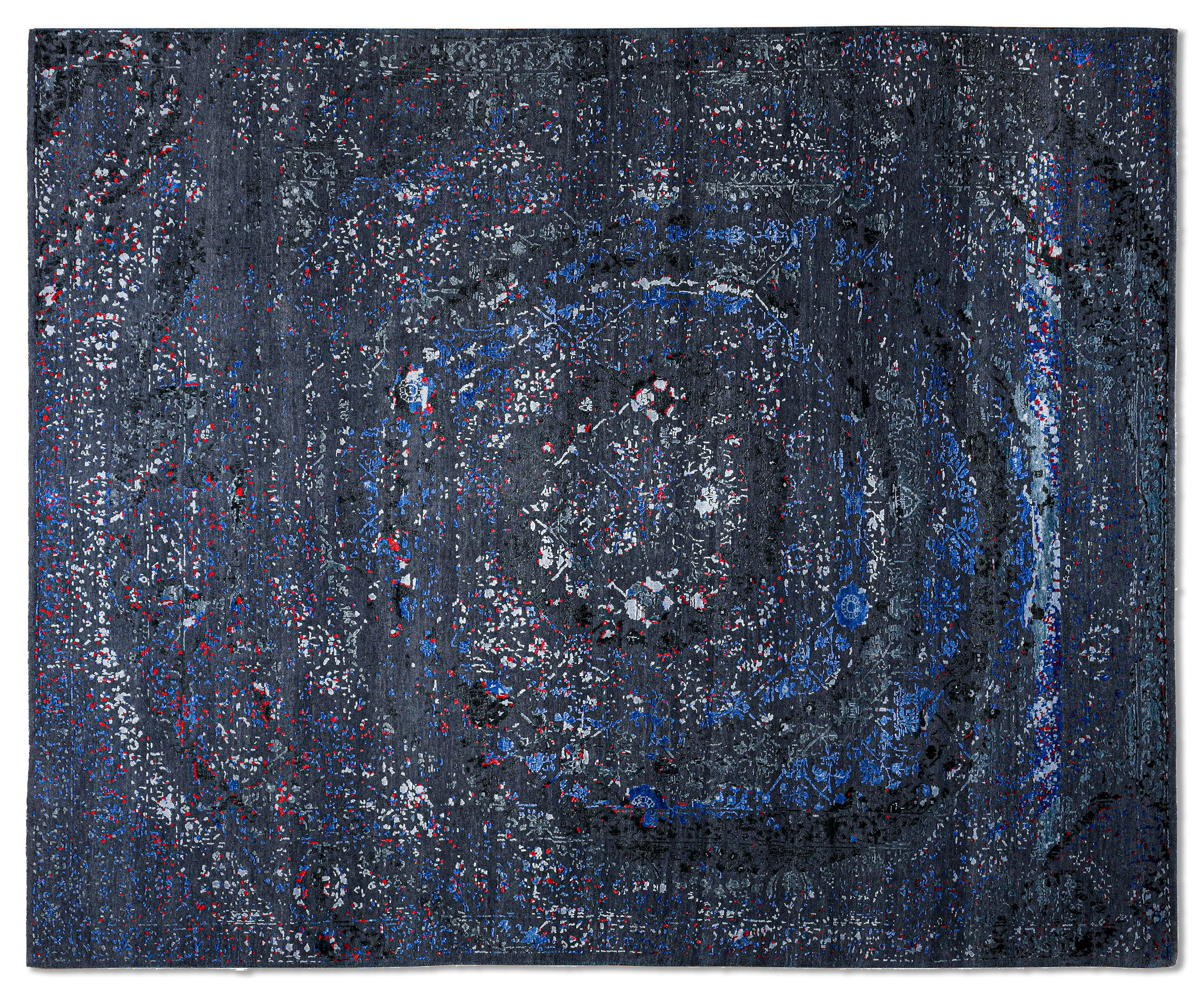 Tapis Himalaya - Bleu - 3,04 x 2,47m
