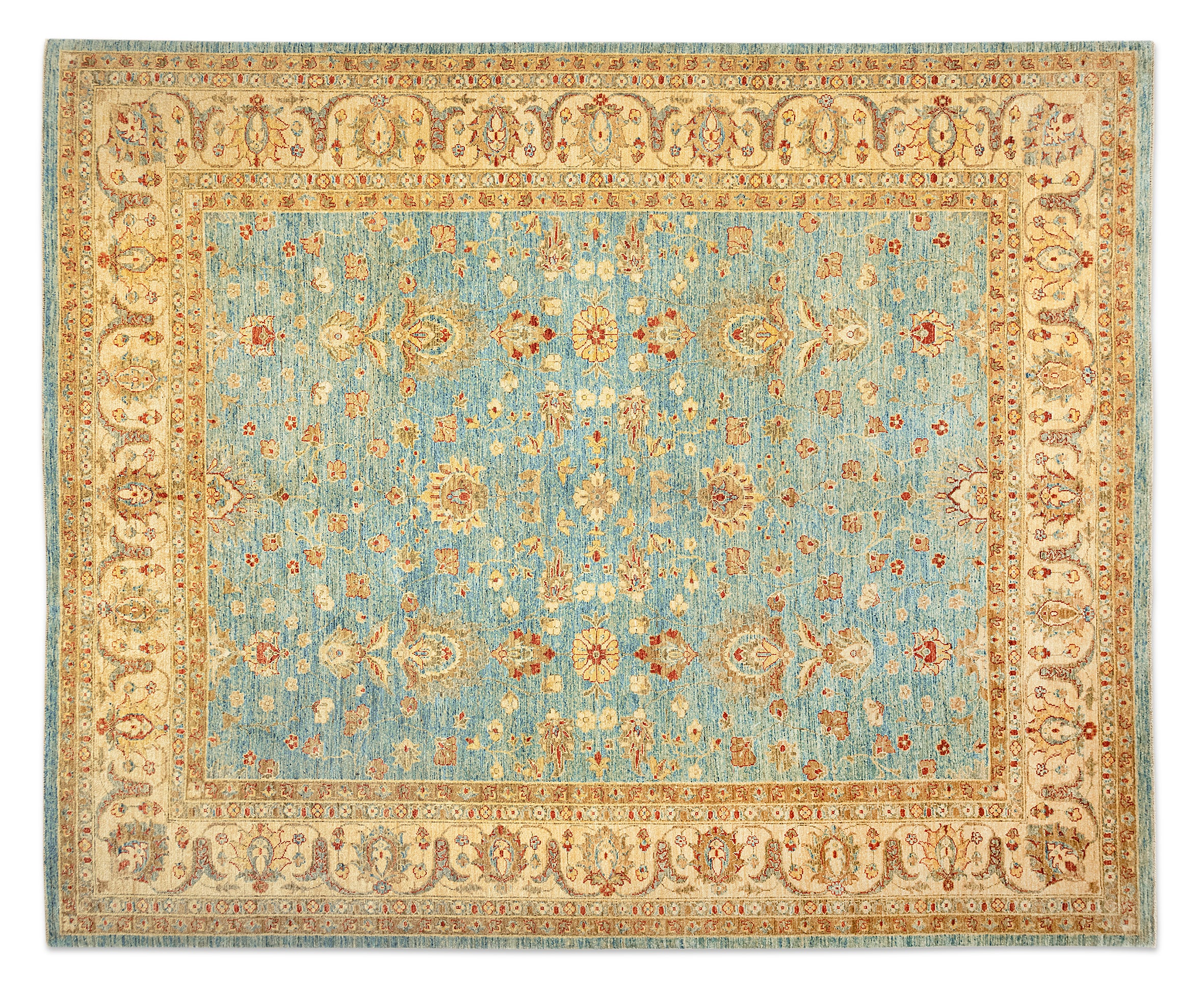 Tapis Ziegler - Bleu - 3,00 x 2,46m
