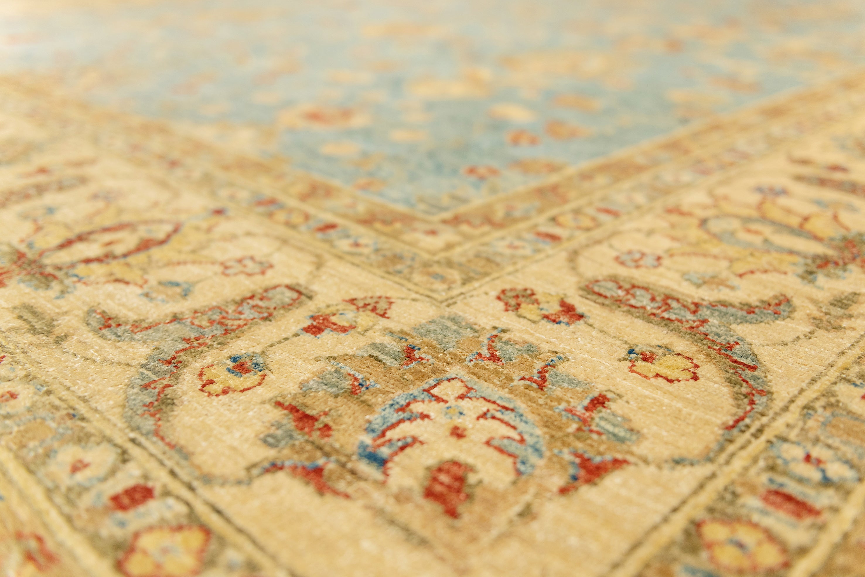 Tapis Ziegler - Bleu - 3,00 x 2,46m