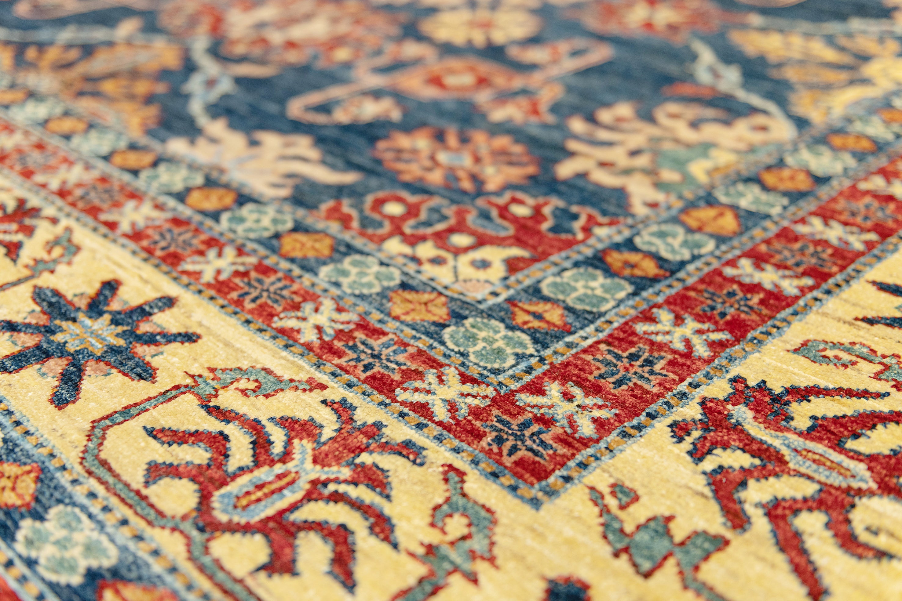 Tapis Ziegler - Bleu - 3,25 x 2,18m