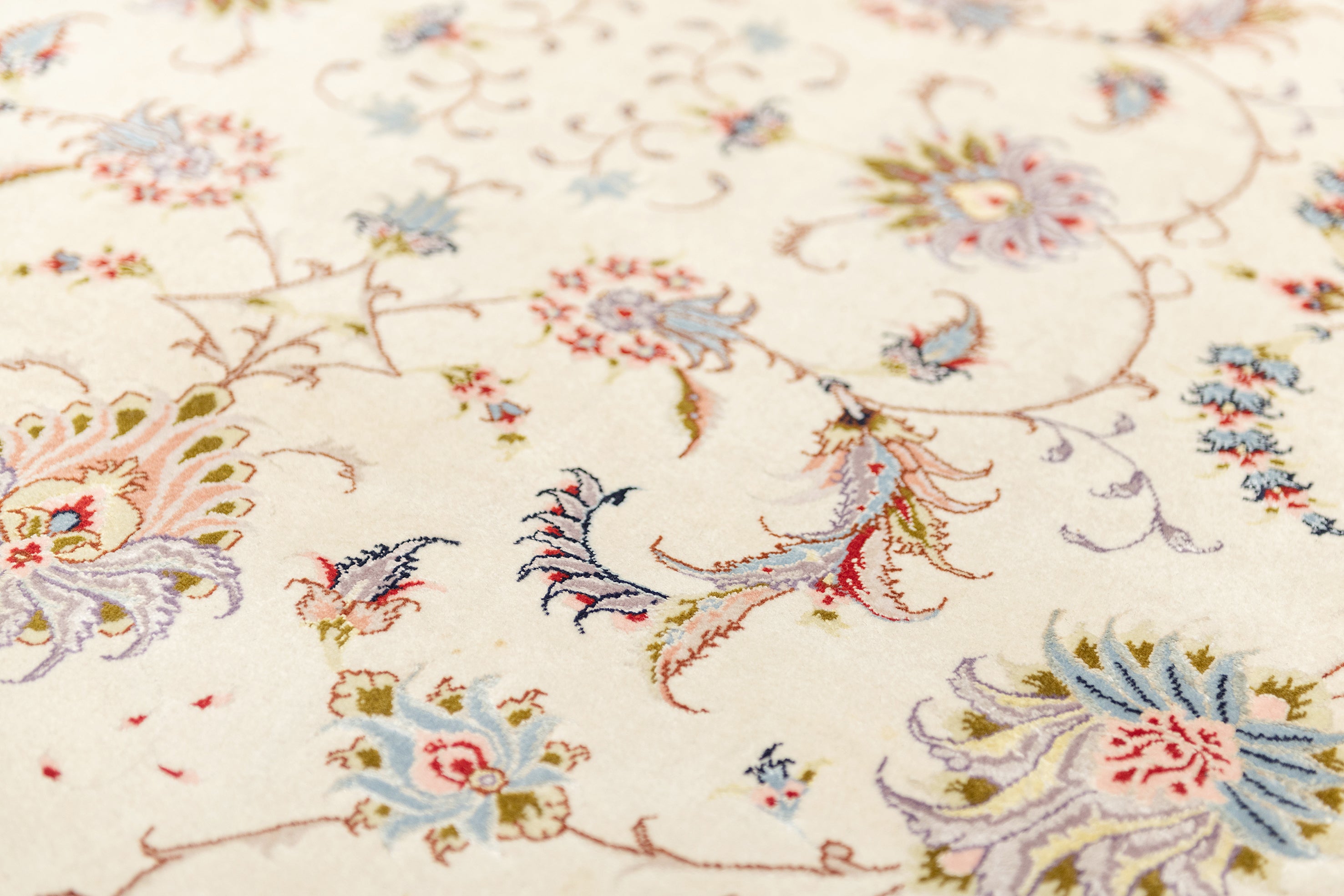 Tapis Tabriz - Beige - 3,86 x 2,00m