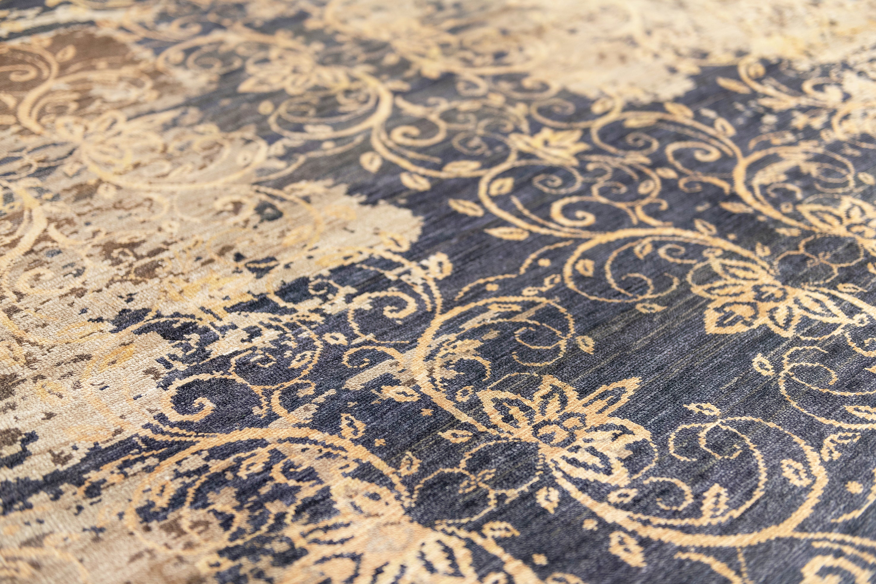 Vintage Rug - Blue - 3.04 x 2.48m