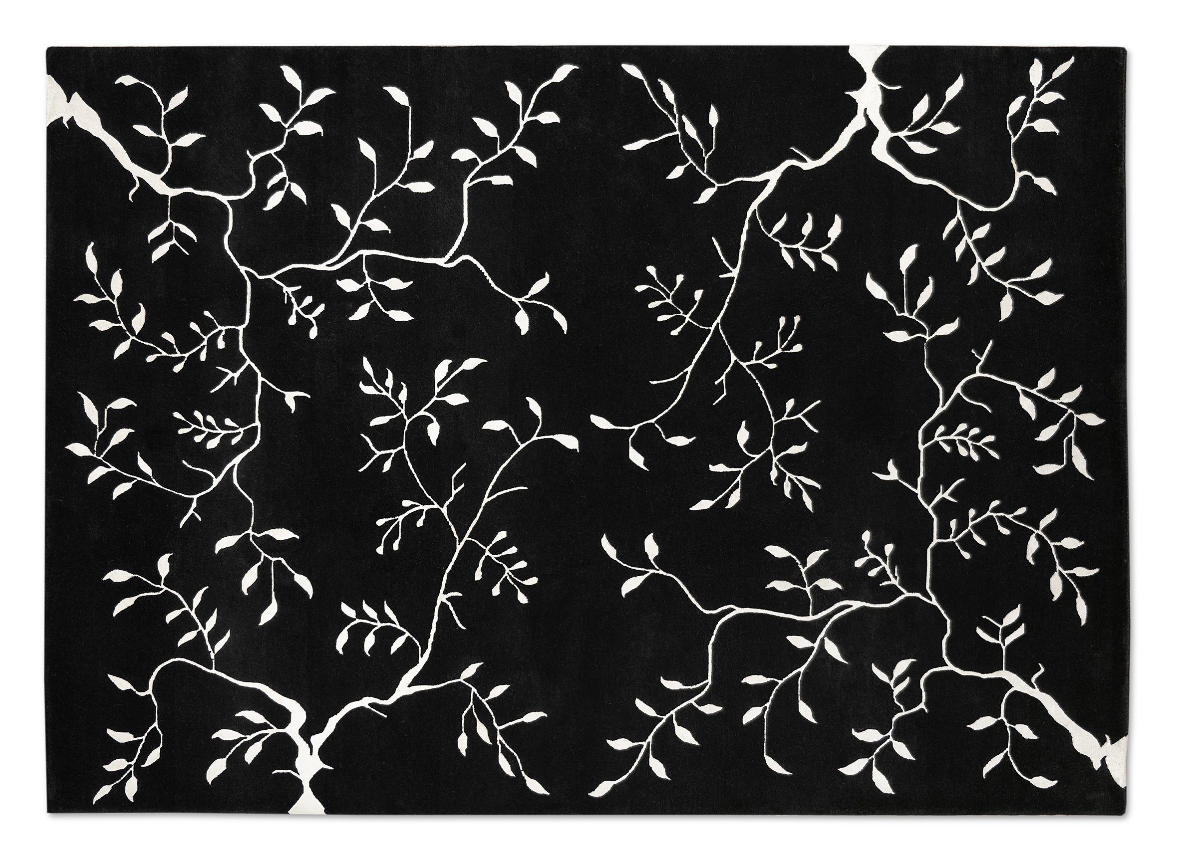Tapis Bohème - Noir - 2,40 x 1,74m