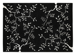 Tapis Bohème - Noir - 2,40 x 1,74m