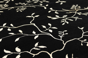 Tapis Bohème - Noir - 2,40 x 1,74m