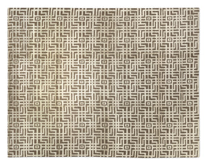 Labyrinth Carpet - Brown - 3.06 x 2.41m