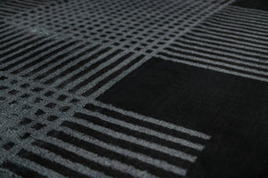 Tapis Thésée - Noir - 3,00 x 2,46m