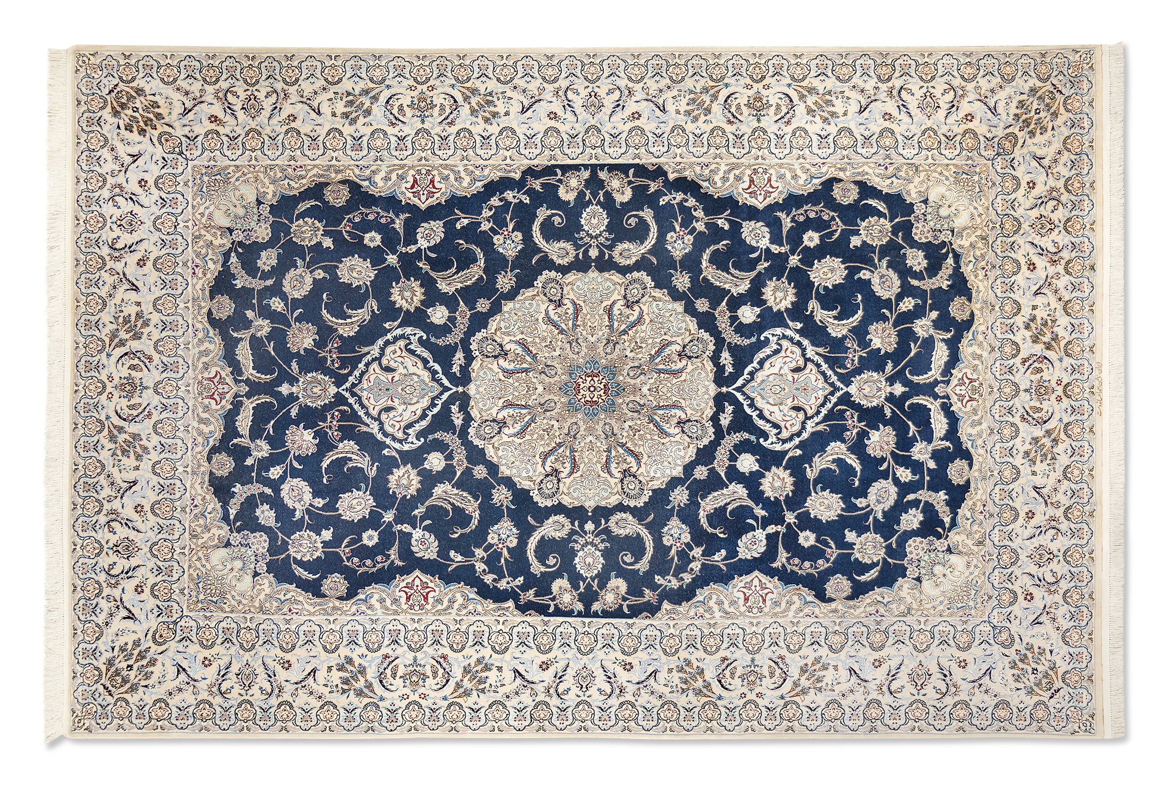 Tapis Nain - Bleu - 3,04 x 1,98m