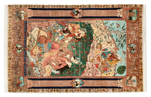Tapis Ghoum - Multicolore - 2,76 x 1,75m