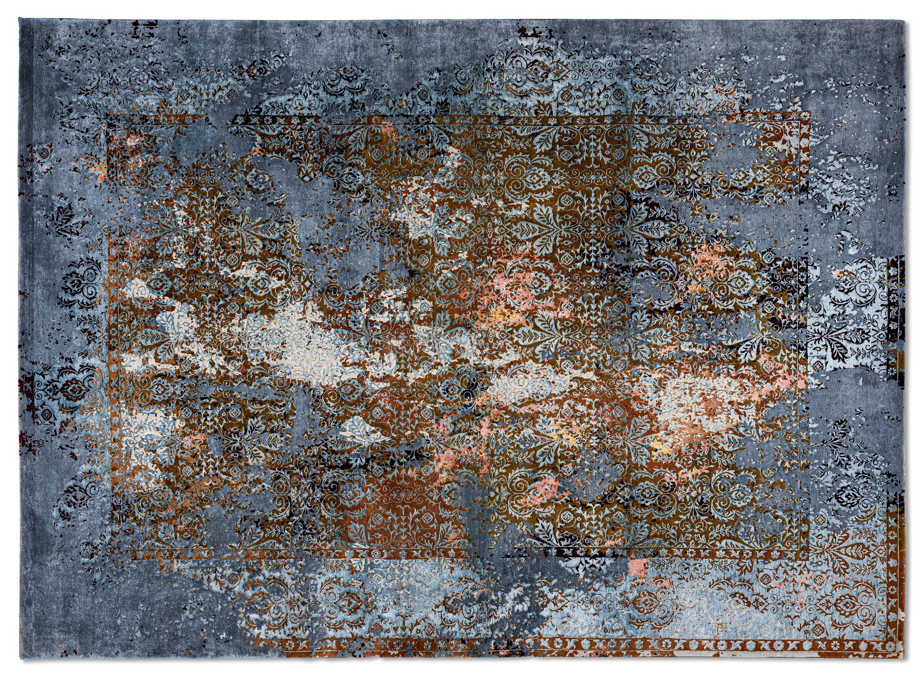 Tapis Néo - Bleu - 3,48 x 2,53m