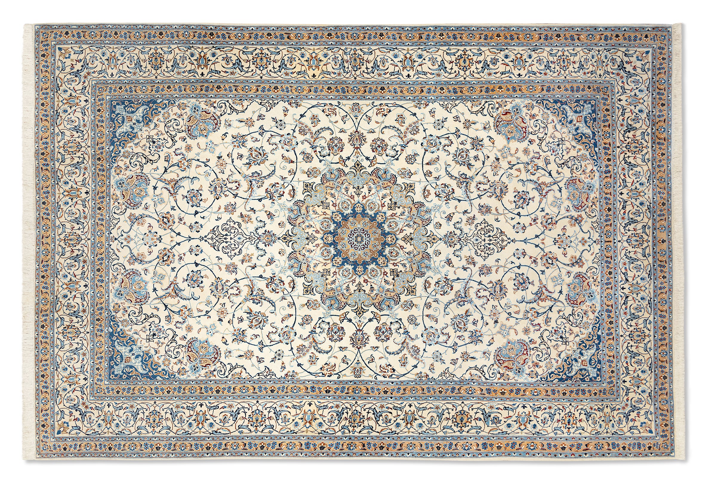 Tapis Nain - Beige - 3,30 x 2,17 m