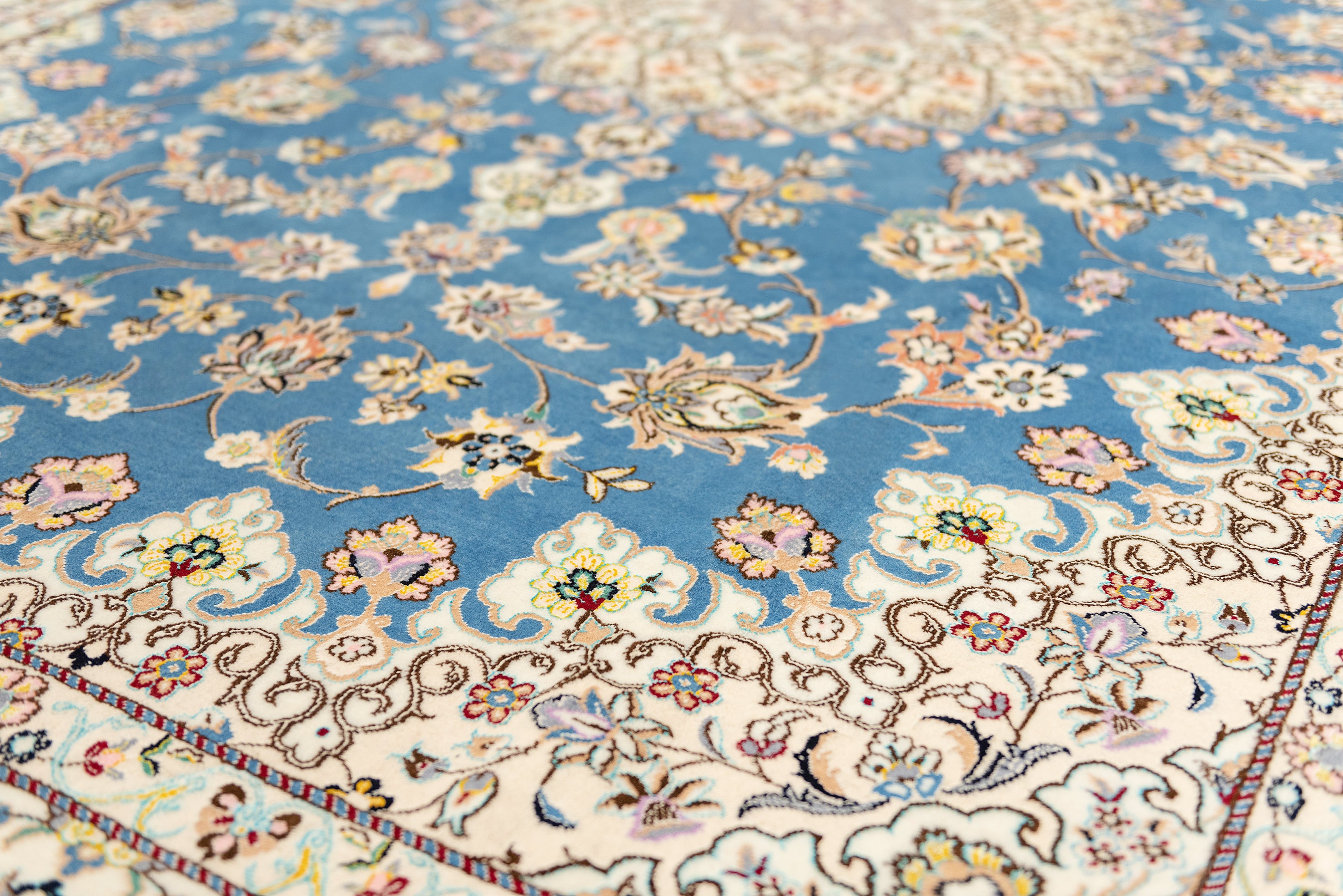 Tapis Nain - Bleu Roi - 2,92 x 1,96m