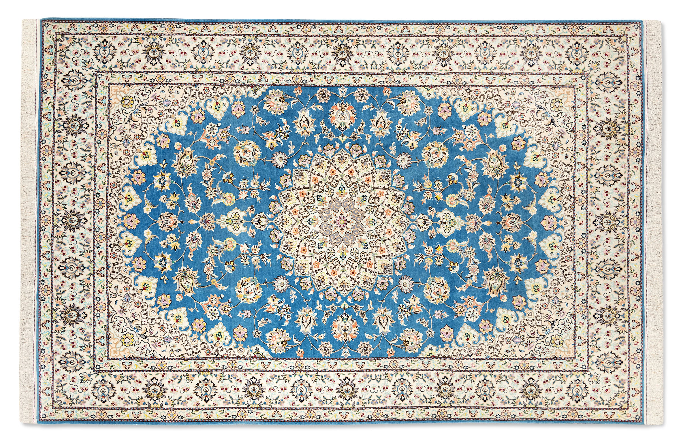 Tapis Nain - Bleu Roi - 2,92 x 1,96m